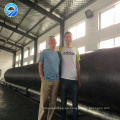 Hangshuo inflado airbag de caucho marino para salvamento flotante y sellado de tuberías